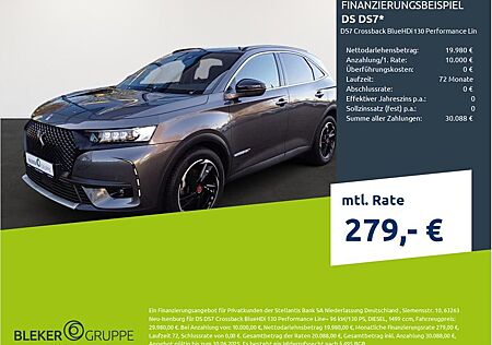 DS Automobiles DS7 Crossback BlueHDi 130 Performance Line+