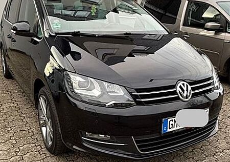 VW Sharan Volkswagen 2.0 TDI DSG BlueMotion Tech Highline ...