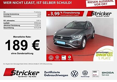 VW T-Roc Volkswagen Life 1.0TSI 189,-ohne Anzahlung Navi App-C