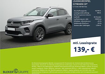 Citroën C3 Turbo 100 S&S Max