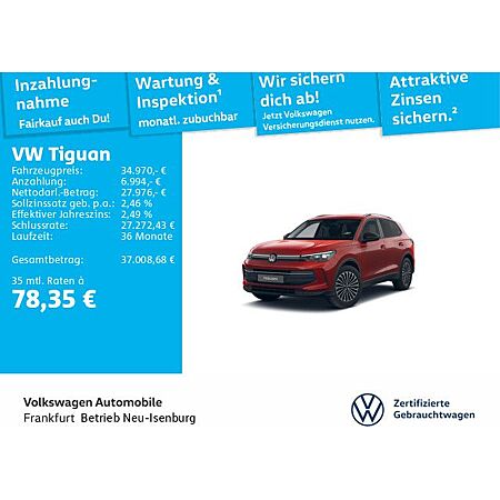 VW Tiguan leasen