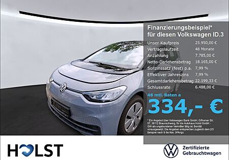 VW ID.3 Volkswagen Pro Performance electric 150kW DiscoverPro