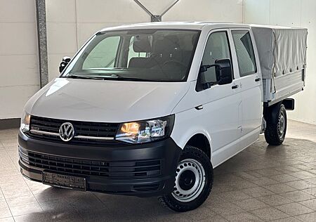 VW T6 Transporter Volkswagen T6 DoKa 4M Pritsche LR/Klima/StHz/AHK/6-Sitze