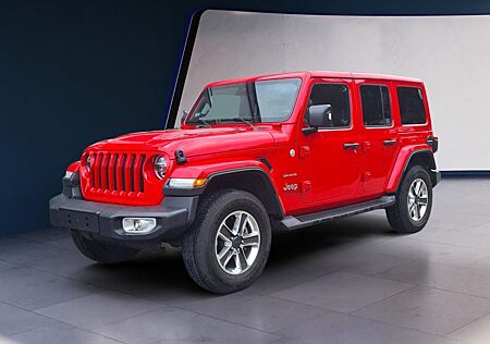 Jeep Wrangler Sahara AHK Kamera Totwinkel