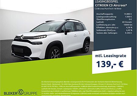 Citroën C3 Aircross PureTech 110 Shine
