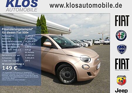 Fiat 500E ICON 42kWh 118PS NAVI KANERA CARPLAY KLIMAA