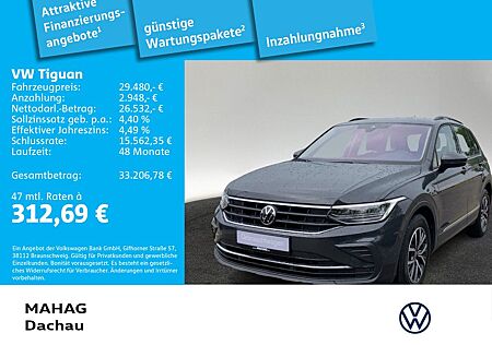 VW Tiguan Volkswagen Life 2.0 TDI AHK LED Navi Trailer+ParkAss
