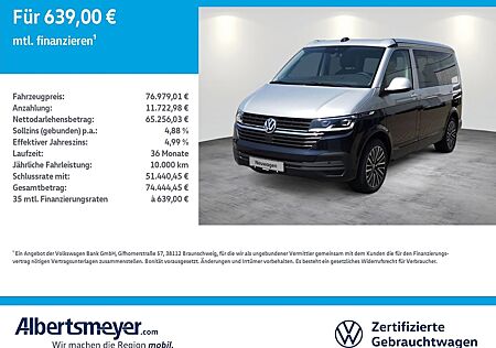 VW T6 California Volkswagen T6.1 California Beach Camper 2.0 TDI +DSG+AHK+LM