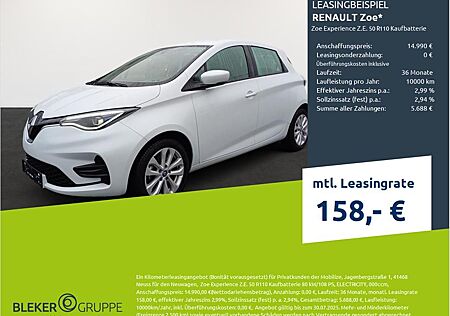 Renault ZOE Experience Z.E. 50 R110 Kaufbatterie