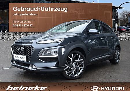 Hyundai Kona 1,6 GDI Premium Hybrid HUD Navi RFK Leder