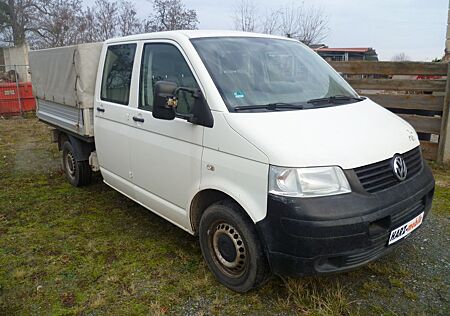 VW T5 Transporter Volkswagen Pritsche Doppelk. Allrad-Plane