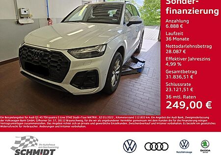 Audi Q5 40 TDI quattro S Line STHZ Stadt+Tour MATRIX