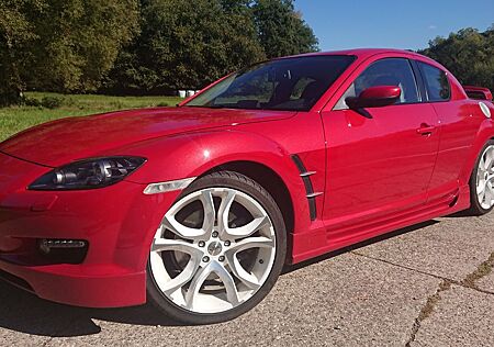 Mazda RX-8 RX8 Hinsberger Umbau weiße Felgen Subw.