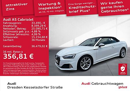 Audi A5 Cabriolet 35 TFSI advanced Navi AHZV Kamera S