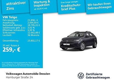 VW Taigo Volkswagen Life 1.0 TSI LED NAVI APP LANE PDC KAMERA
