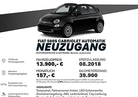 Fiat 500C CABRIOLET/TEMPOMAT/LED/KLIMA Tempom. PDC