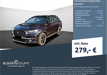 DS Automobiles DS7 Crossback E-Tense 4x2 225 So Chic