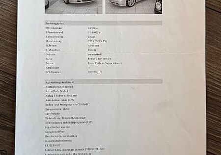 Mercedes-Benz CL 500 Coupe Distronic BOSE Massage 2.Hd BRD