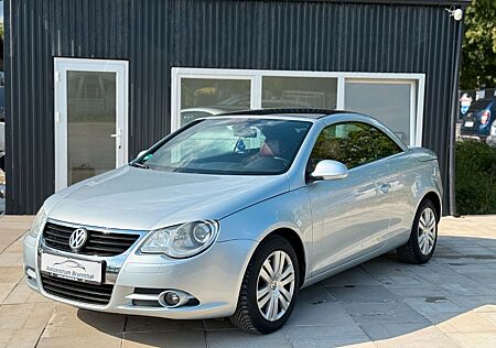 VW Eos Volkswagen 2.0 Turbo Cabrio/TÜV 10-26/Leder Rot/200PS