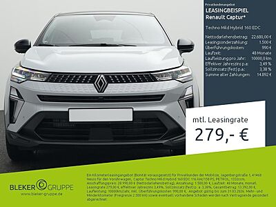 Renault Captur Techno Mild Hybrid 160 EDC