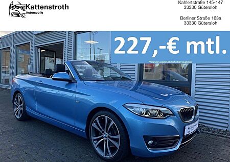 BMW 225d SportLine Cabrio AHK Navi Kamera