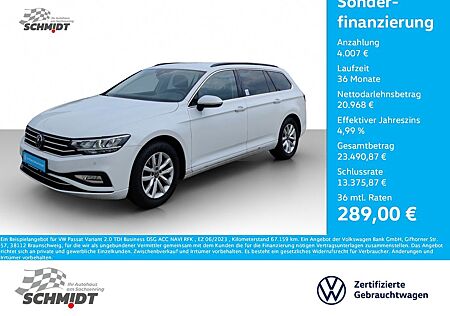 VW Passat Variant Volkswagen 2.0 TDI Business DSG ACC NAVI RFK