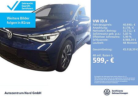 VW ID.4 Volkswagen Pro WÄRMEPUMPE+NAVI+LED+ACC+KAMERA