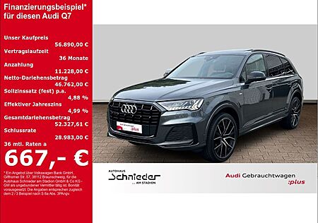 Audi Q7 gebraucht kaufen Audi Q7 45 TDI quattro S-LINE+SPORTPAKET+PANO+LED+KAM