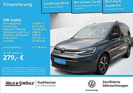 VW Caddy Volkswagen Style 2.0 TDI 17 LED NAVI RFK SHZ STANDHZG