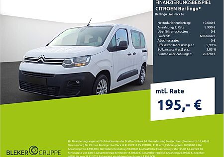 Citroën Berlingo BER LIVE M PTE 110ST