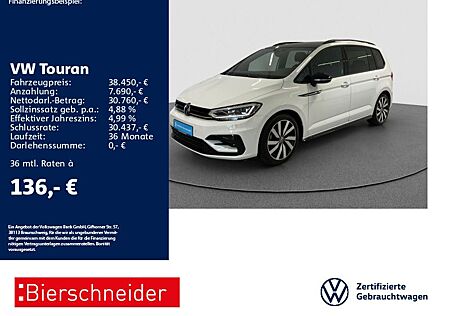 VW Touran Volkswagen 1.5 TSI DSG R-Line Black 7SITZE AHK PANO