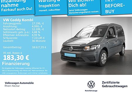 VW Caddy Volkswagen Kombi 1.0 Audio System 5-Sitzer 1.Hd. uvm