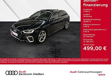 Audi A4 Avant 45 TFSI quattro S line B&O AHK PANO