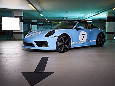 Porsche 992 Targa 4S Heritage Design Ed. | Gulf Blue