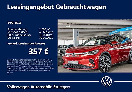 VW ID.4 Volkswagen GTX Navi Kamera AHK Stdhzg LED ACC SHZ