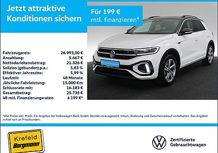 VW T-Roc Volkswagen 1.0 TSI R-Line LED ACC NAVI SHZ PDC KLIMA