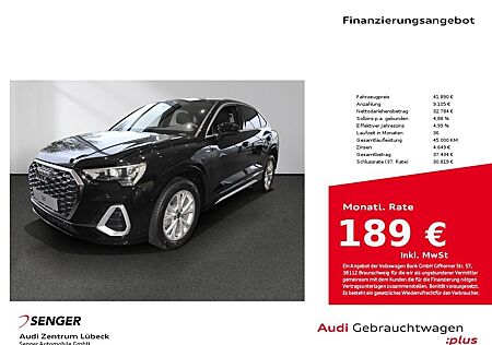 Audi Q3 gebraucht kaufen Audi Q3 Sportback S line 35 TDI Kindersicherheits-P.