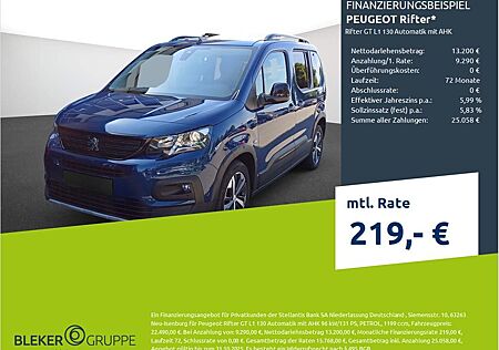 Peugeot Rifter GT L1 130 Automatik mit AHK