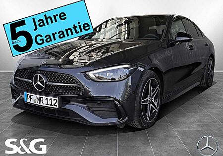 Mercedes-Benz C 200 AMG Distronic+360°+DIG-LED+Pano+Night+18"