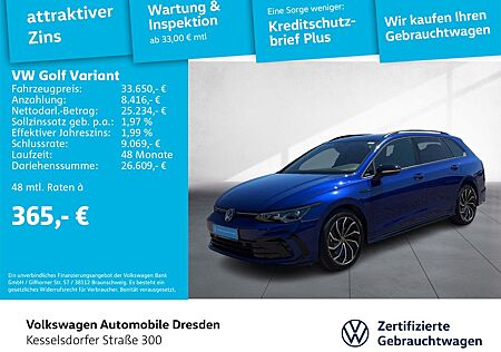 VW Golf Volkswagen VIII Variant 1.5 TSI R-Line AHZV Navi LED K