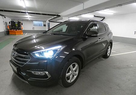Hyundai Santa Fe blue Premium 4WD*Vollleder*KAMERA*NAVI*