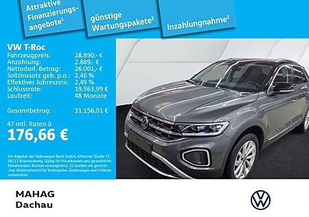 VW T-Roc Volkswagen 1.5 TSI STYLE AHK Navi LED DSG