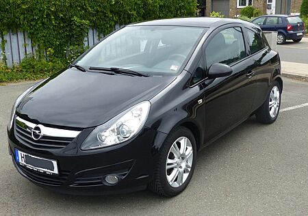 Opel Corsa 1.2 Twinport Edition schwarz ALU