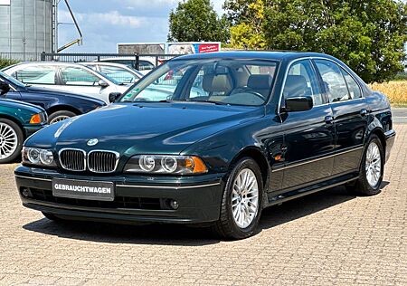BMW 540i E39 LPG Autogas Leder Navi Xenon Oxfordgrün