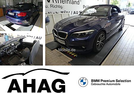 BMW 218d Cabrio Sport Line Navi Business Sportsitze