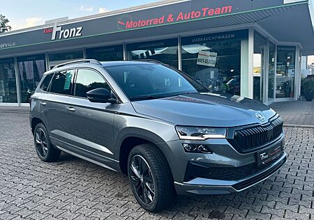Skoda Karoq gebraucht kaufen Skoda Karoq Sportline 4x4+AHK+4J Gar.+E-Klapp+MATRIX