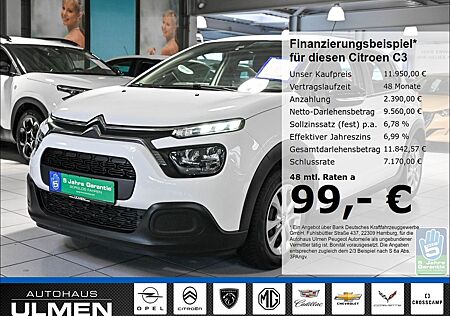 Citroën C3 Feel 1.2 PureTech 82 83 EU6d Klimaanlage Zent