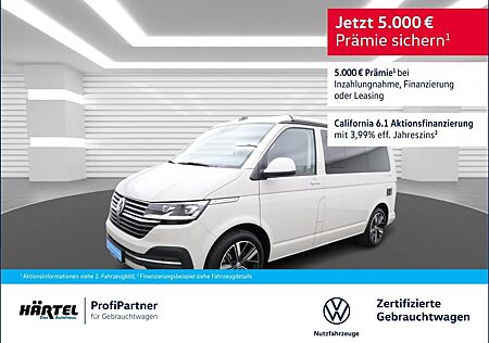 VW T6 California Volkswagen 6.1 OCEAN 2,0 TDI DSG (+EURO6) LED
