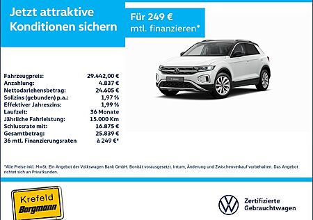 VW T-Roc Volkswagen 1.5 TSI Style AHK LED ACC NAVI SHZ PDC