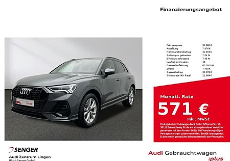 Audi Q3 S line 35 TFSI S tronic MMI LED AHK Sitzhzg.